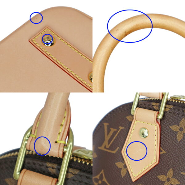 23 4503 15 Louis Vuitton Alma BB Monogram Handbag Brown