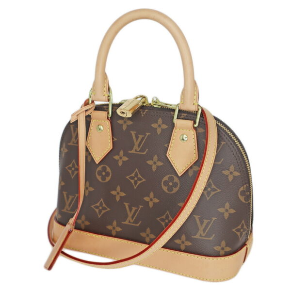 23 4503 Louis Vuitton Alma BB Monogram Handbag Brown