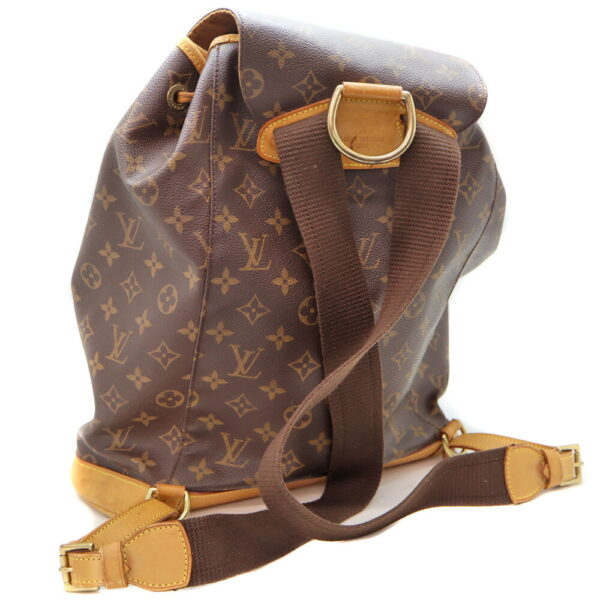 23 4510 2 Louis Vuitton Montsouris GM Backpack Monogram Canvas Brown