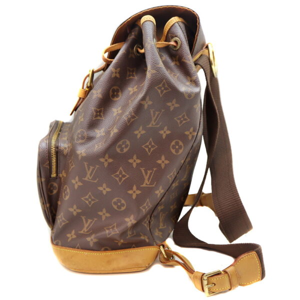 23 4510 3 Louis Vuitton Montsouris GM Backpack Monogram Canvas Brown