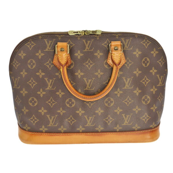 23 5471 2 Louis Vuitton Alma Monogram Handbag Brown