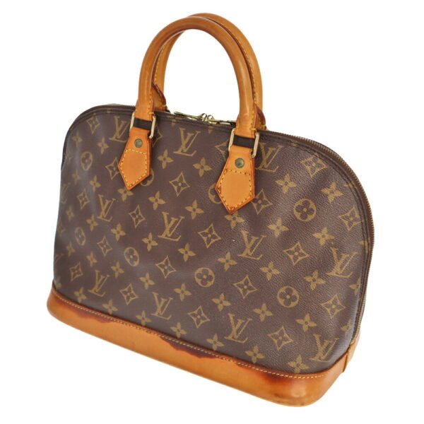 23 5471 Louis Vuitton Alma Monogram Handbag Brown