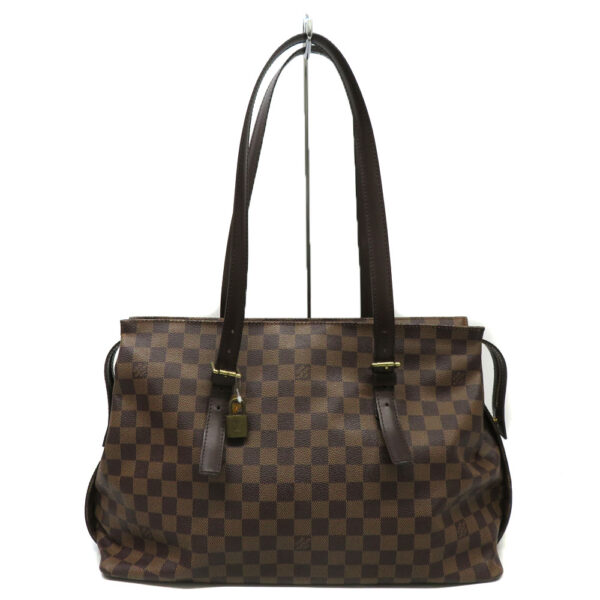 23 557801 Louis Vuitton Chelsea Damier Ebene Tote Bag