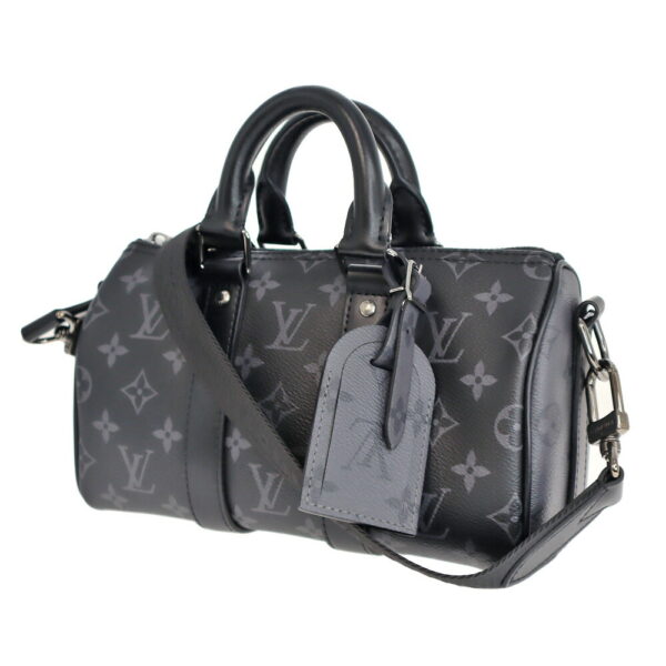 23 6088 Louis Vuitton Keepall Bandouliere 25 Eclipse Reverse Travel Bag