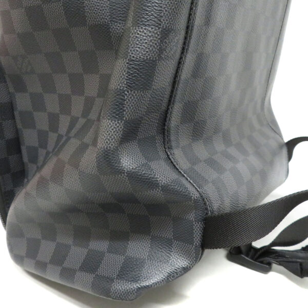 23 633212 Louis Vuitton Utility Backpack Damier Graphite Black