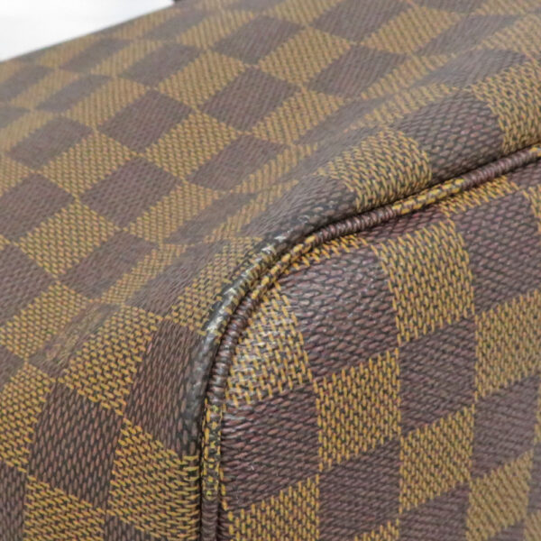 23 6404 4 Louis Vuitton Neverfull MM Damier Ebene Tote Bag