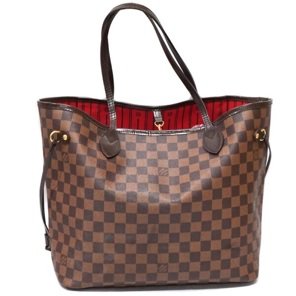 23 641 1 Louis Vuitton Neverfull MM Tote Bag Damier Canvas