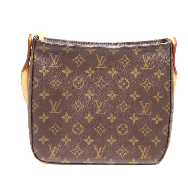 23 6909 2 Louis Vuitton Looping MM Handbag Monogram Canvas Brown