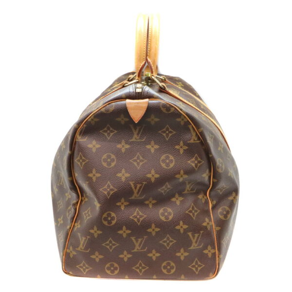 23 9072 4 Louis Vuitton Keepall 50 Monogram Canvas Bag Brown