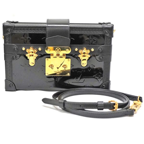 23 9164 1 Louis Vuitton Petite Malle Vernis Trunk Shoulder Bag