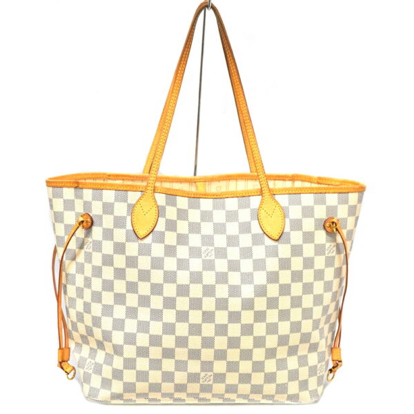 23 9573 1 Louis Vuitton Neverfull MM Tote Bag Damier Azur