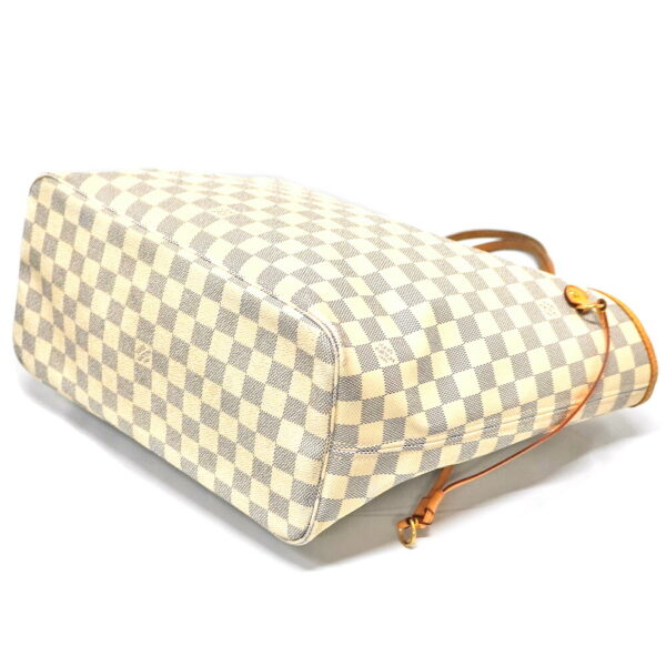 23 9573 6 Louis Vuitton Neverfull MM Tote Bag Damier Azur