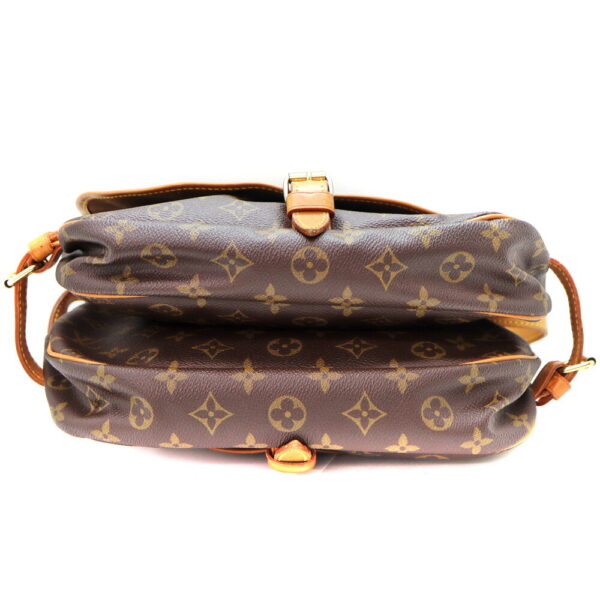 23 9979 5 Louis Vuitton Saumur 30 Monogram Canvas Shoulder Bag Brown