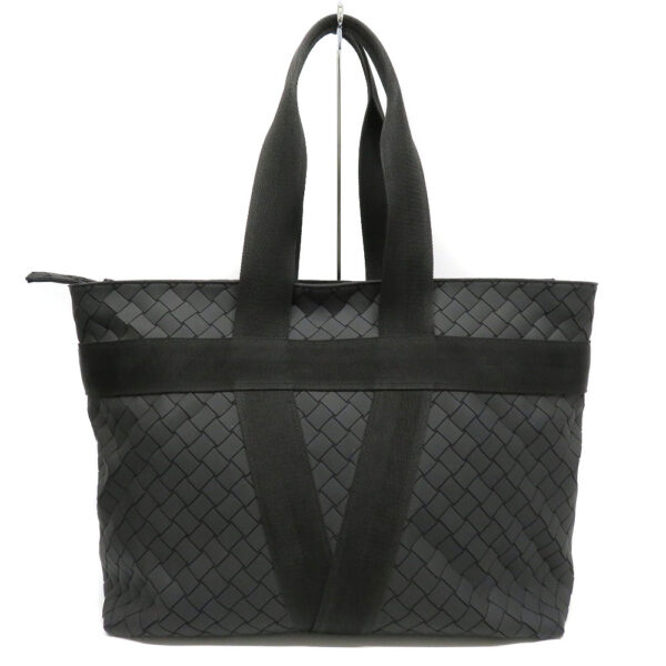 23001061 Bottega Veneta Intrecciato Tote Bag Rubber Black