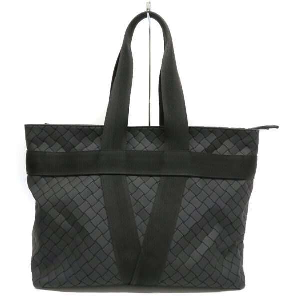 23001062 Bottega Veneta Intrecciato Tote Bag Rubber Black