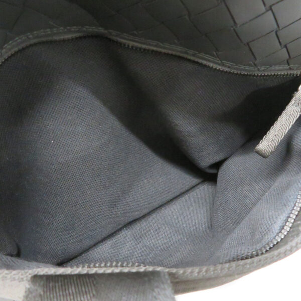 23001068 Bottega Veneta Intrecciato Tote Bag Rubber Black