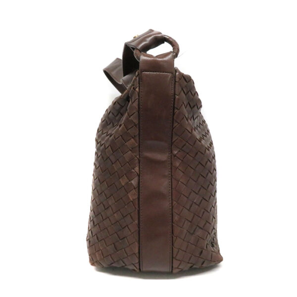 23003073 Bottega Veneta Shoulder Bag Leather Brown Intrecciato