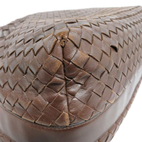 23003077 Bottega Veneta Shoulder Bag Leather Brown Intrecciato