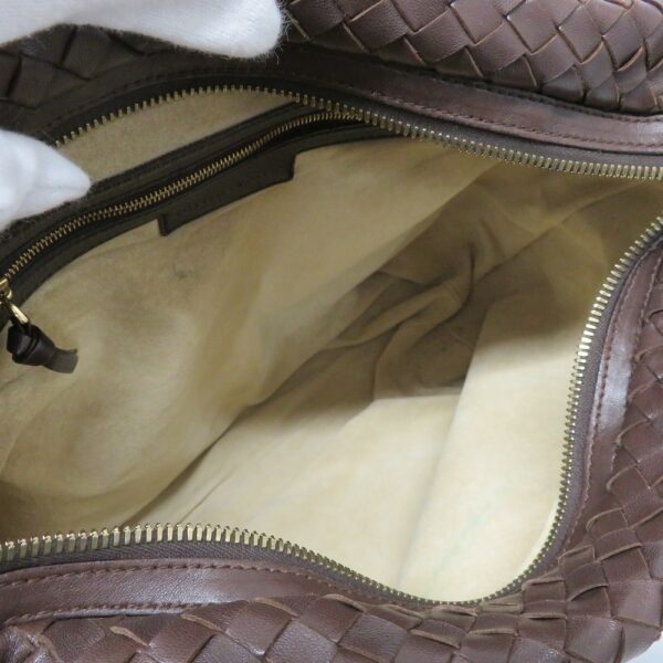 23003078 Bottega Veneta Shoulder Bag Leather Brown Intrecciato