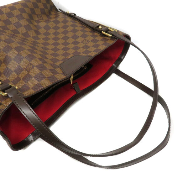 230041215 Louis Vuitton Hippo Rivington Damier Ebene Tote Bag