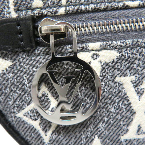 23010048 Louis Vuitton Loop Handbag Monogram Jacquard Denim Gray