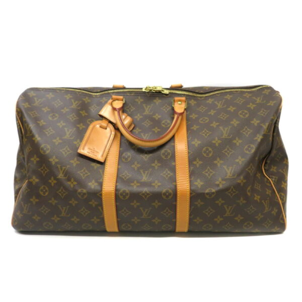 23012601 Louis Vuitton Keepall 55 Monogram Bag Brown