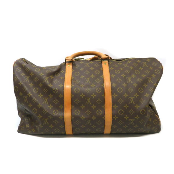 23012602 Louis Vuitton Keepall 55 Monogram Bag Brown