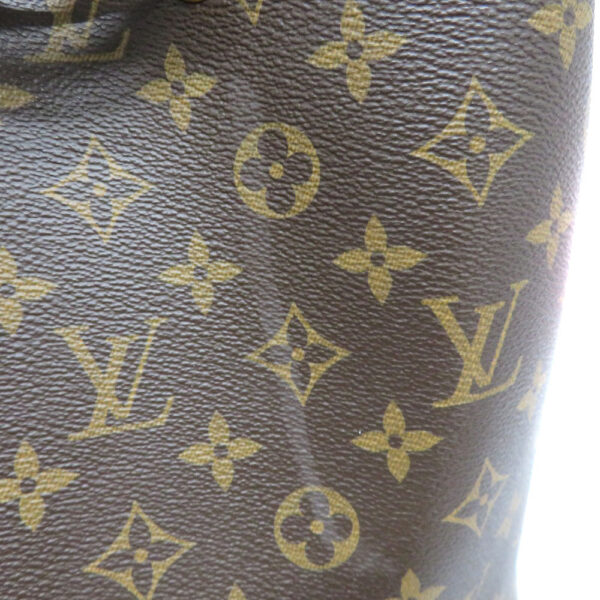 23015439 Louis Vuitton Neo Noe Monogram Drawstring Bag Brown Pink