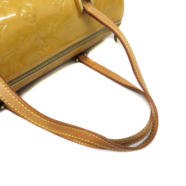 230176815 Louis Vuitton Bedford Monogram Vernis Handbag Beige Yellow