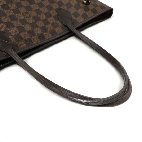 230732711 Louis Vuitton Neverfull MM Damier Ebene Brown