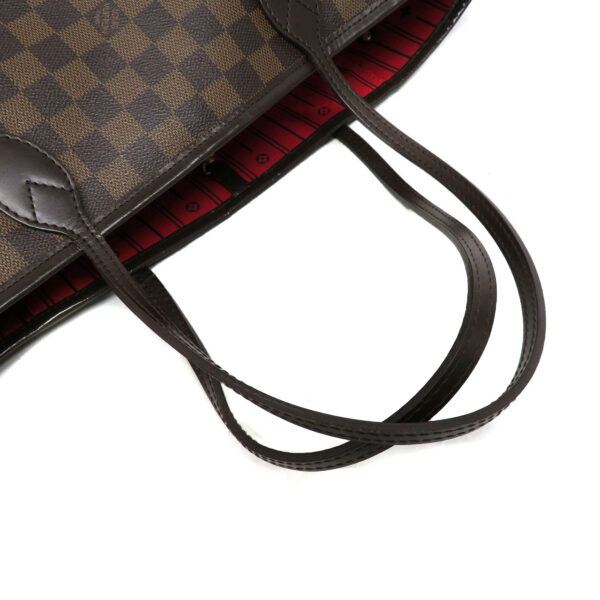 230750811 Louis Vuitton Neverfull MM Damier Ebene Tote Bag