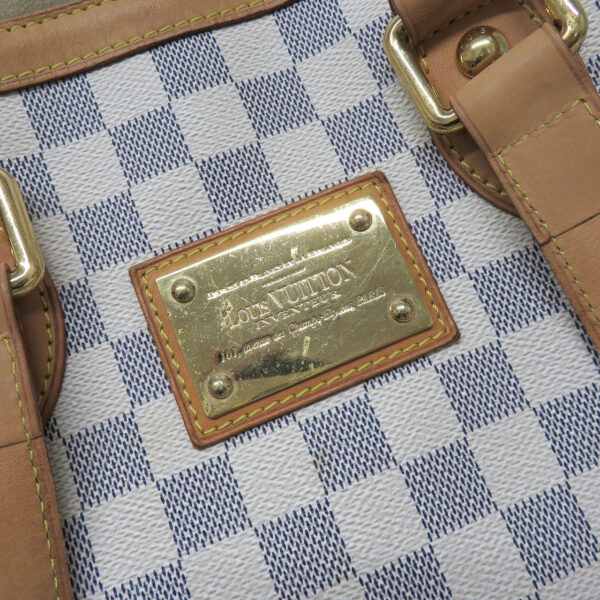 230855512 Louis Vuitton Hampstead PM Damier Azur White