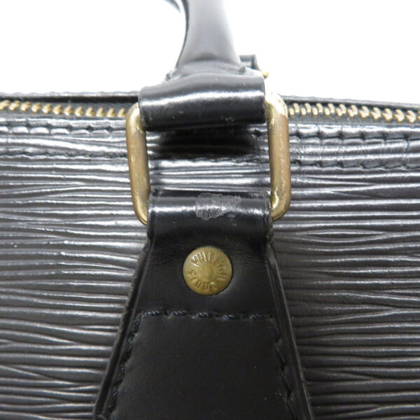 230857811 Louis Vuitton Speedy 25 Epi Leather Noir Black