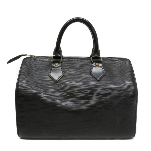 23085782 Louis Vuitton Speedy 25 Epi Leather Noir Black