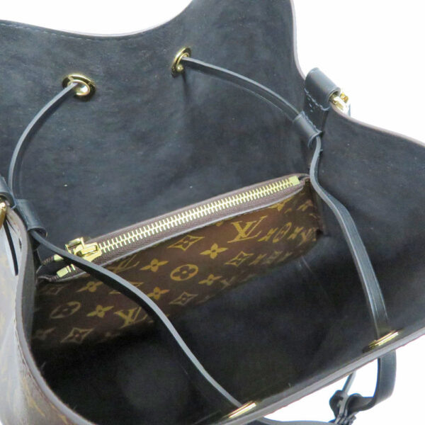 2310 Louis Vuitton Neo Noe Monogram Drawstring Bag Brown Noir