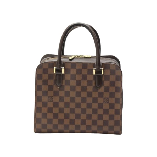 2310210002015 0 2 Louis Vuitton Triana Handbag Damier Canvas Brown