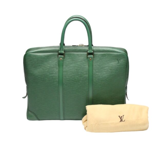 2312160002006 0 1 Louis Vuitton Porte de Cumin Tote Bag Epi Leather Green