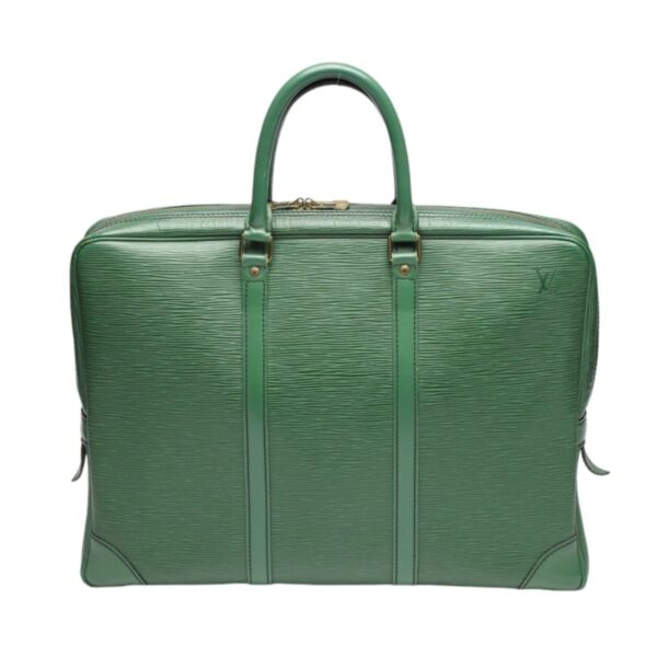 2312160002006 0 2 Louis Vuitton Porte de Cumin Tote Bag Epi Leather Green