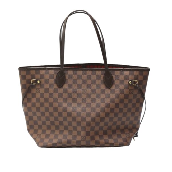 2312160002009 2 Louis Vuitton Neverfull MM Tote Bag Damier Canvas Brown