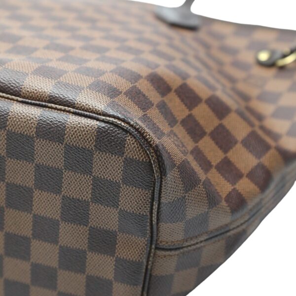 2312160002009 9 Louis Vuitton Neverfull MM Tote Bag Damier Canvas Brown