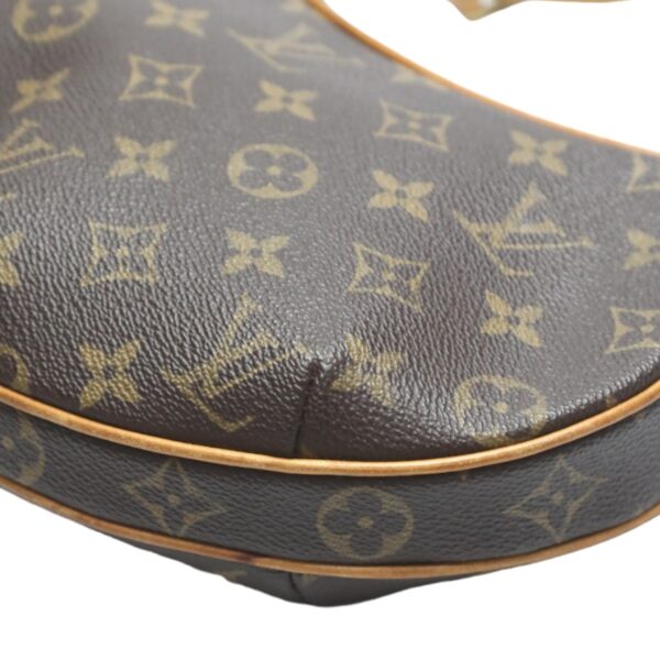 2312170040023 7 Louis Vuitton Pochette Croissant Handbag Monogram Canvas Brown