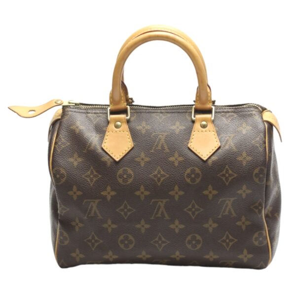 2312170040025 1 Louis Vuitton Speedy 25 Mini Bag Monogram Canvas Brown