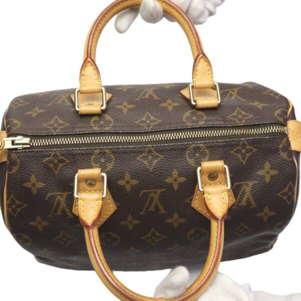 2312170040025 11 Louis Vuitton Speedy 25 Mini Bag Monogram Canvas Brown