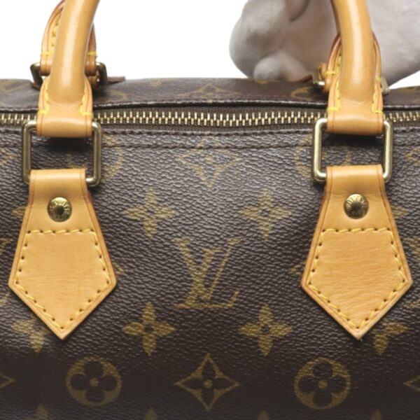 2312170040025 12 Louis Vuitton Speedy 25 Mini Bag Monogram Canvas Brown