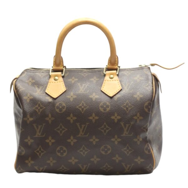 2312170040025 2 Louis Vuitton Speedy 25 Mini Bag Monogram Canvas Brown