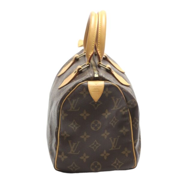 2312170040025 3 Louis Vuitton Speedy 25 Mini Bag Monogram Canvas Brown