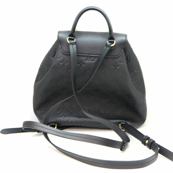 2323 2 Louis Vuitton Monsori PM Backpack Empreinte Leather Noir