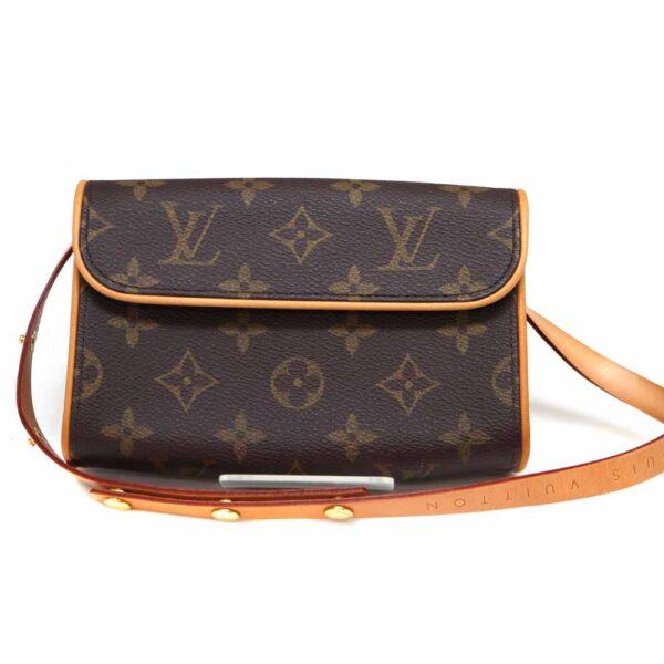 2326 1 Louis Vuitton Pochette Florentine Monogram Canvas Brown