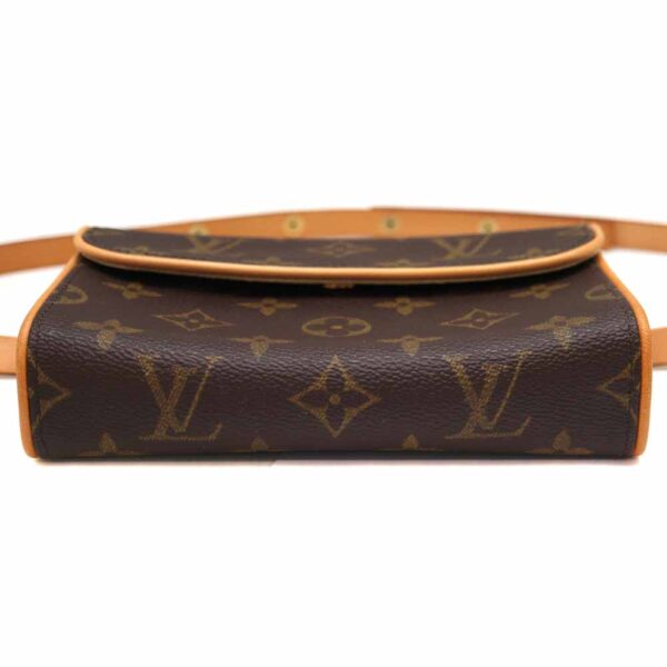 2326 5 Louis Vuitton Pochette Florentine Monogram Canvas Brown