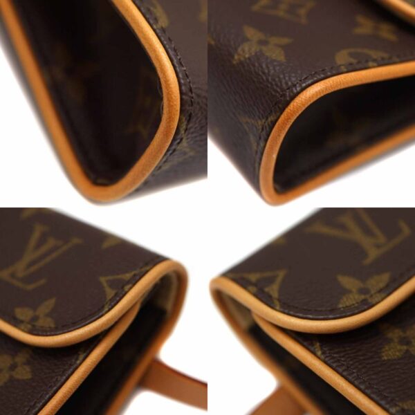 2326 7 Louis Vuitton Pochette Florentine Monogram Canvas Brown